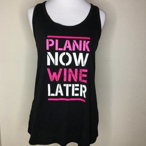 2/$10 Plank Now Wine Later Racerback Tank
